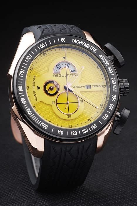 porsche power reserve design replica watch